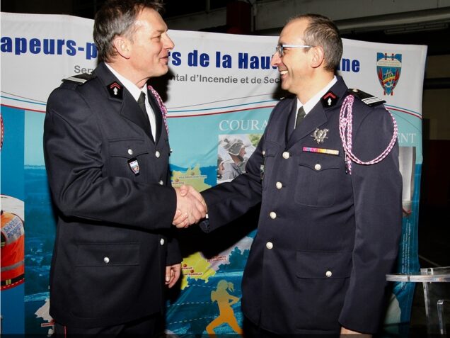 Passation au centre de secours de Rouffiac-Tolosan