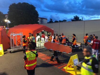 Exercice Orsec Novi au CHU de Toulouse Purpan