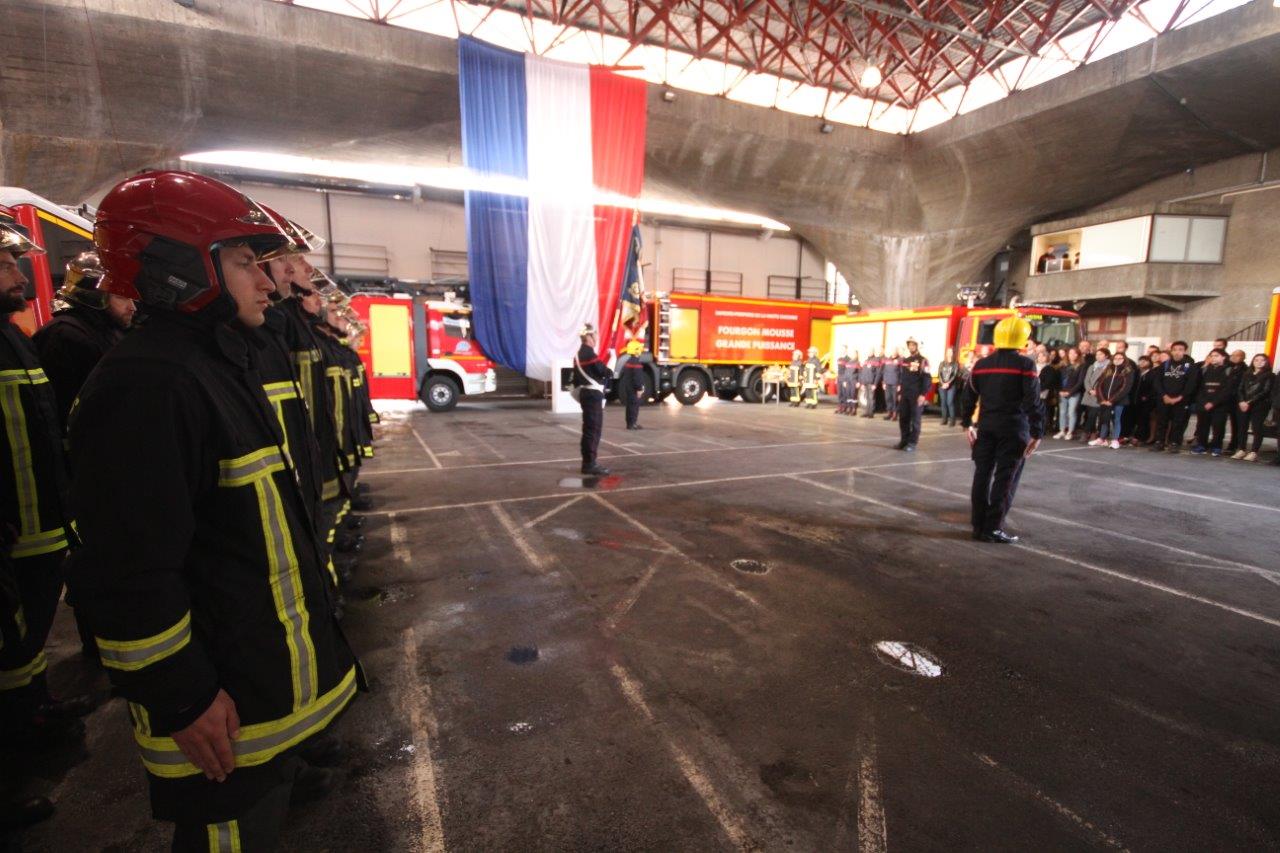 Passation de commandement : CIS Toulouse Vion