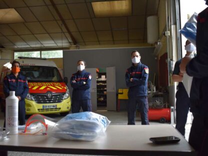 Covid-19 : dans les coulisses du centre d'incendie et de secours de Fronton
