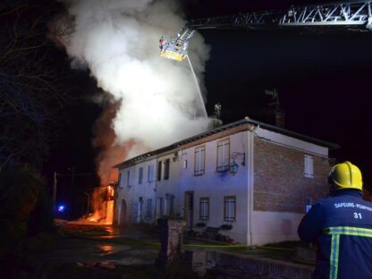 Feu d'habitation au Burgaud