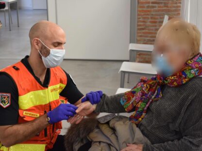 Centres de vaccination COVID19 avec le renfort des sapeurs-pompiers