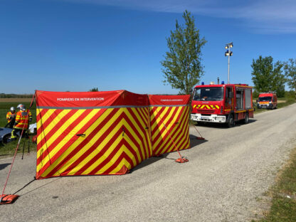Les sapeurs-pompiers testent le Parazak