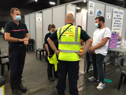 Les agents du SDIS de la Haute-Garonne et leurs partenaires poursuivent leur mobilisation sur le front de la vaccination