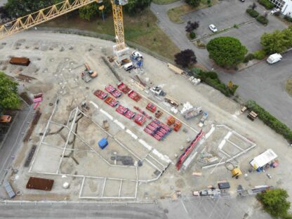 Construction du centre d'incendie et de secours de Toulouse Carsalade