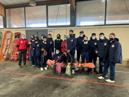 Les sapeurs-pompiers participent au service national universel