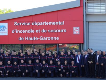 Inauguration du centre de secours de Saint-Lys