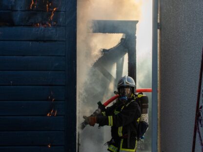 Feu de maison