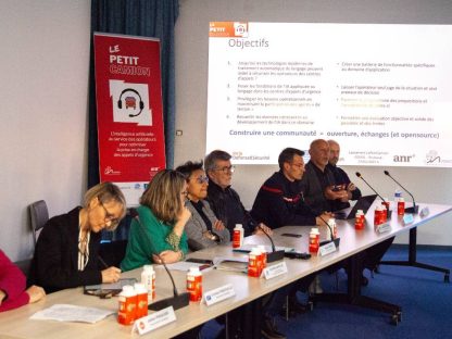 Lancement du projet "le petit camion" au SDIS 31 avec les différents acteurs du projet.